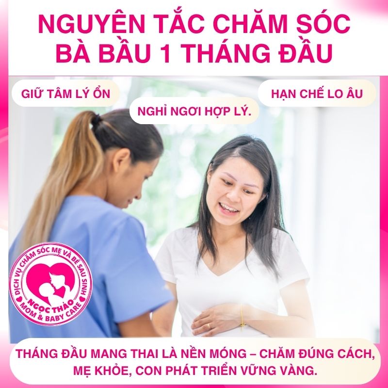 Muốn con yêu lớn lên khỏe mạnh, mẹ phải chăm mình thật tốt từ ngày đầu thai kỳ